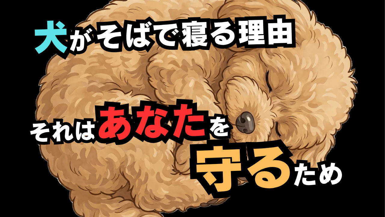 犬がそばで寝るのはあなため守るためだった　背中に秘められた『安全保障』の真実