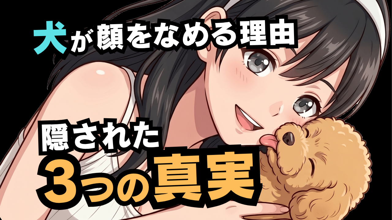 犬はなぜ「顔なめ」する!?ベタベタな愛情に隠された3つの真実